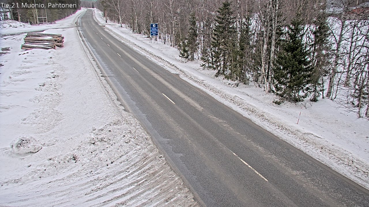 Kelikamerat Kuva Tie 21 Muonio Pahtonen, Muonio, Lappi