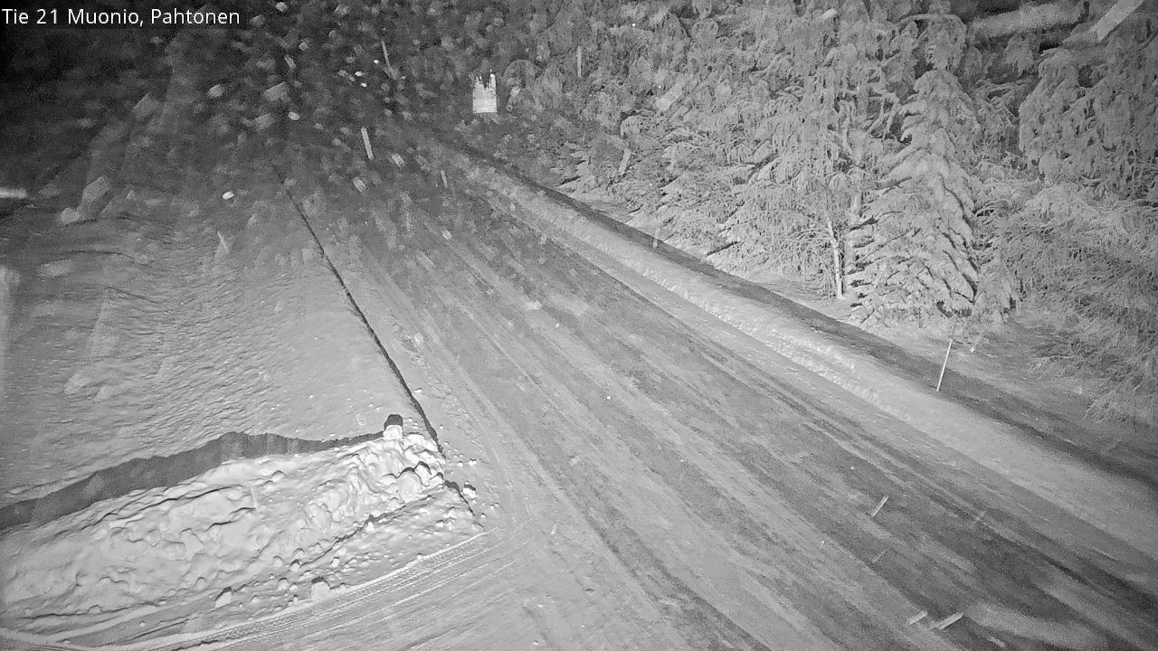 Weather Camera Image Väg 21 Muonio Pahtonen, Muonio, Lappi