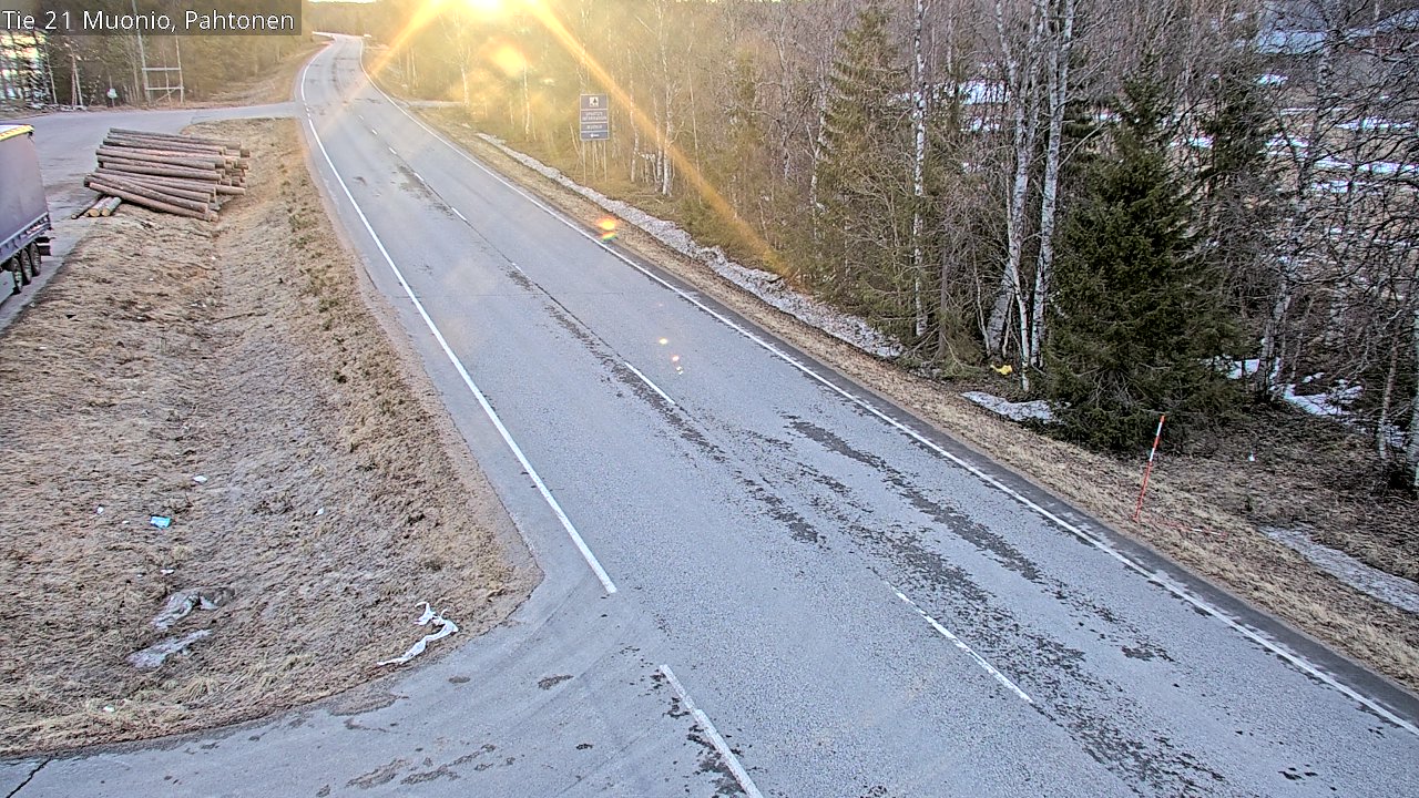 Kelikamerat Kuva Tie 21 Muonio Pahtonen, Muonio, Lappi