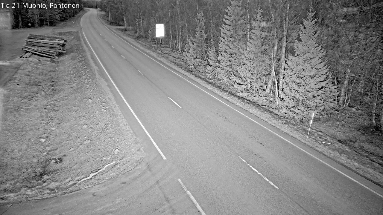 Weather Camera Image Väg 21 Muonio Pahtonen, Muonio, Lappi