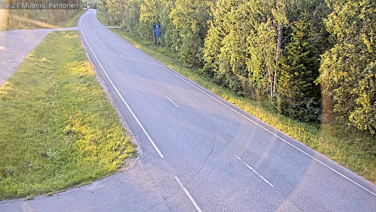 Kelikamerat Kuva Tie 21 Muonio Pahtonen, Muonio, Lappi