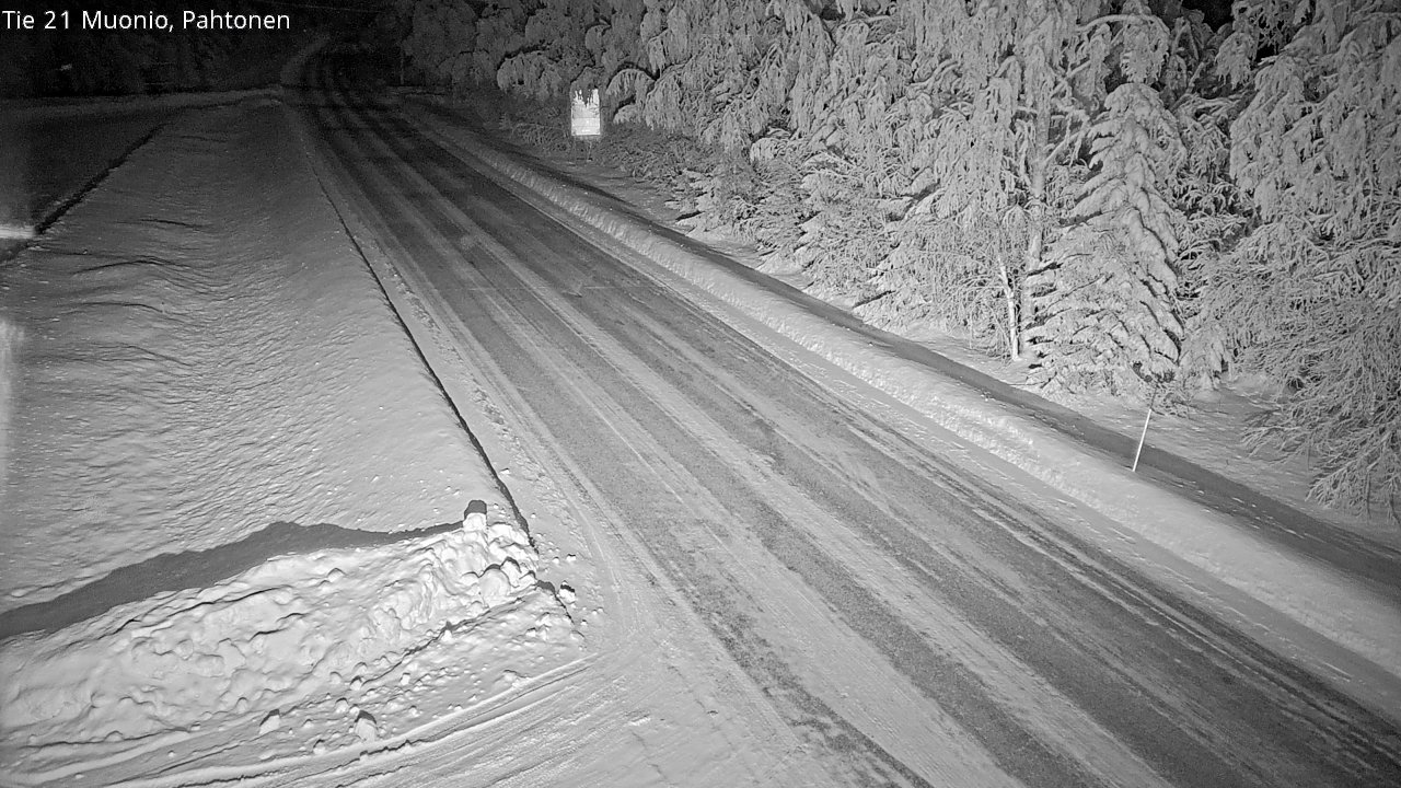 Kelikamerat Kuva Tie 21 Muonio Pahtonen, Muonio, Lappi