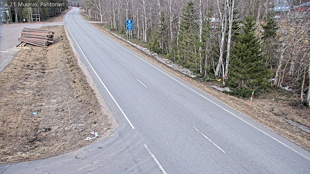 Kelikamerat Kuva Tie 21 Muonio Pahtonen, Muonio, Lappi