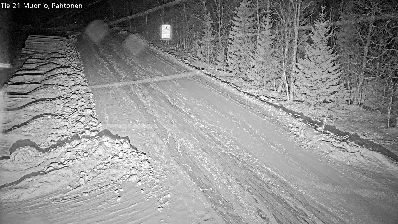 Kelikamerat Kuva Tie 21 Muonio Pahtonen, Muonio, Lappi