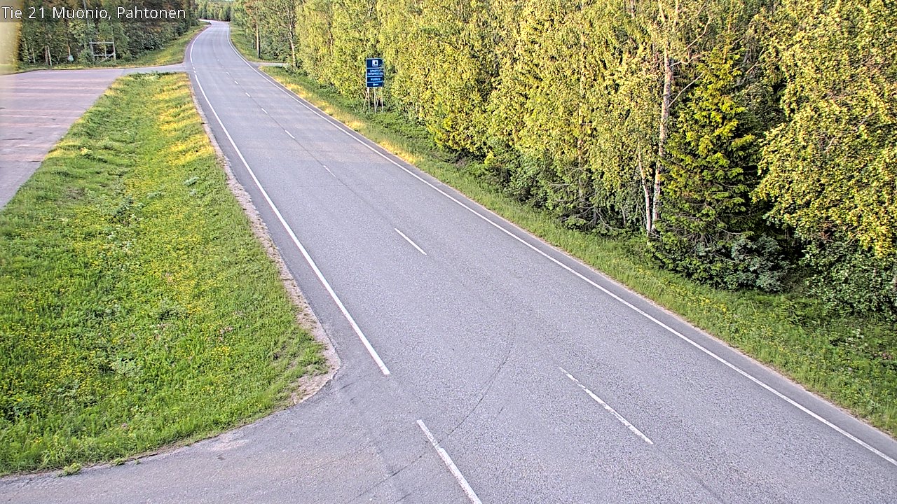 Kelikamerat Kuva Tie 21 Muonio Pahtonen, Muonio, Lappi