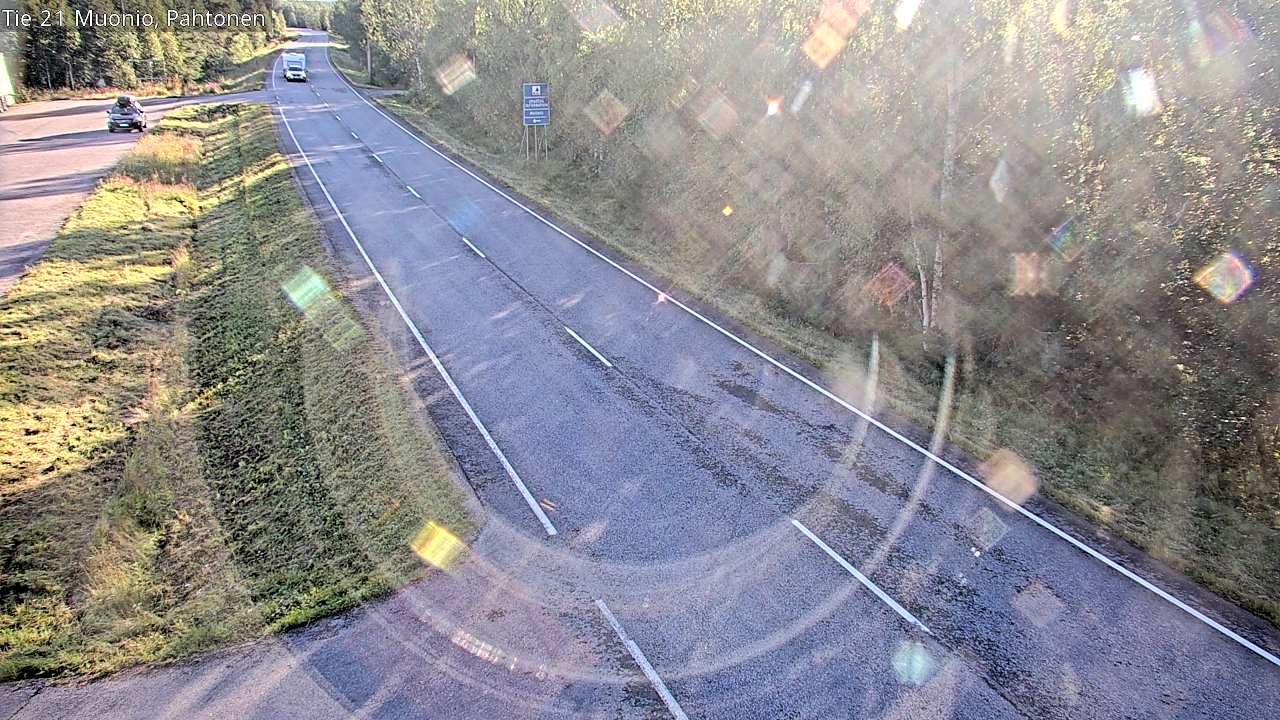 Weather Camera Image Road 21 Muonio Pahtonen, Muonio, Lappi