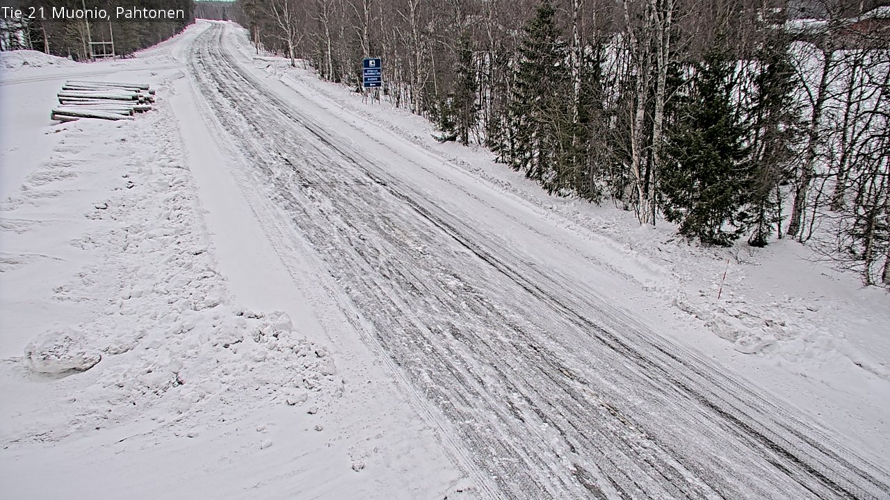 Kelikamerat Kuva Tie 21 Muonio Pahtonen, Muonio, Lappi