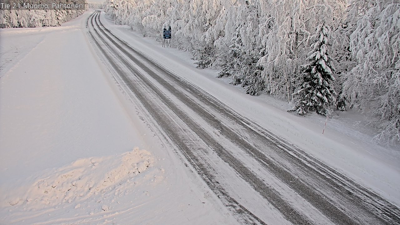 Kelikamerat Kuva Tie 21 Muonio Pahtonen, Muonio, Lappi