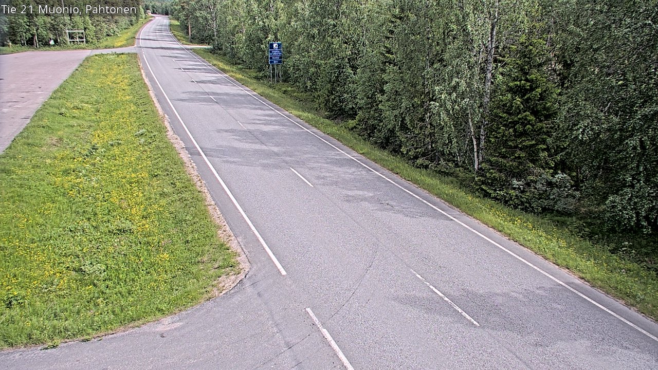 Kelikamerat Kuva Tie 21 Muonio Pahtonen, Muonio, Lappi