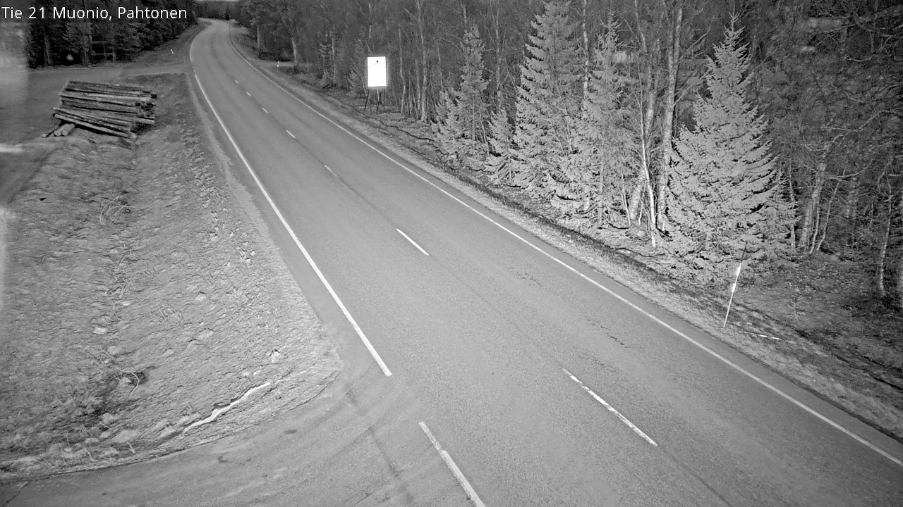 Weather Camera Image Väg 21 Muonio Pahtonen, Muonio, Lappi