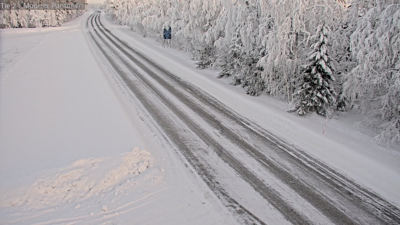 Kelikamerat Kuva Tie 21 Muonio Pahtonen, Muonio, Lappi