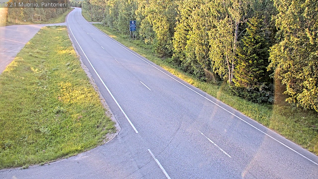 Kelikamerat Kuva Tie 21 Muonio Pahtonen, Muonio, Lappi