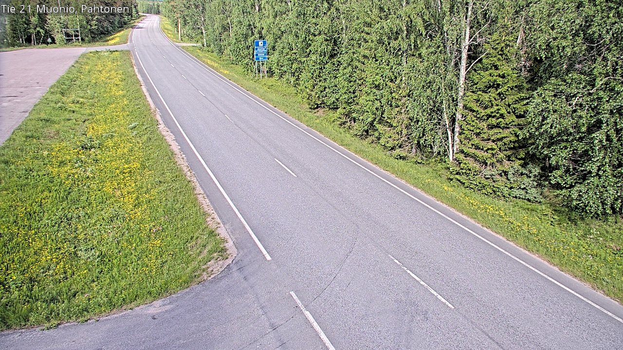 Kelikamerat Kuva Tie 21 Muonio Pahtonen, Muonio, Lappi