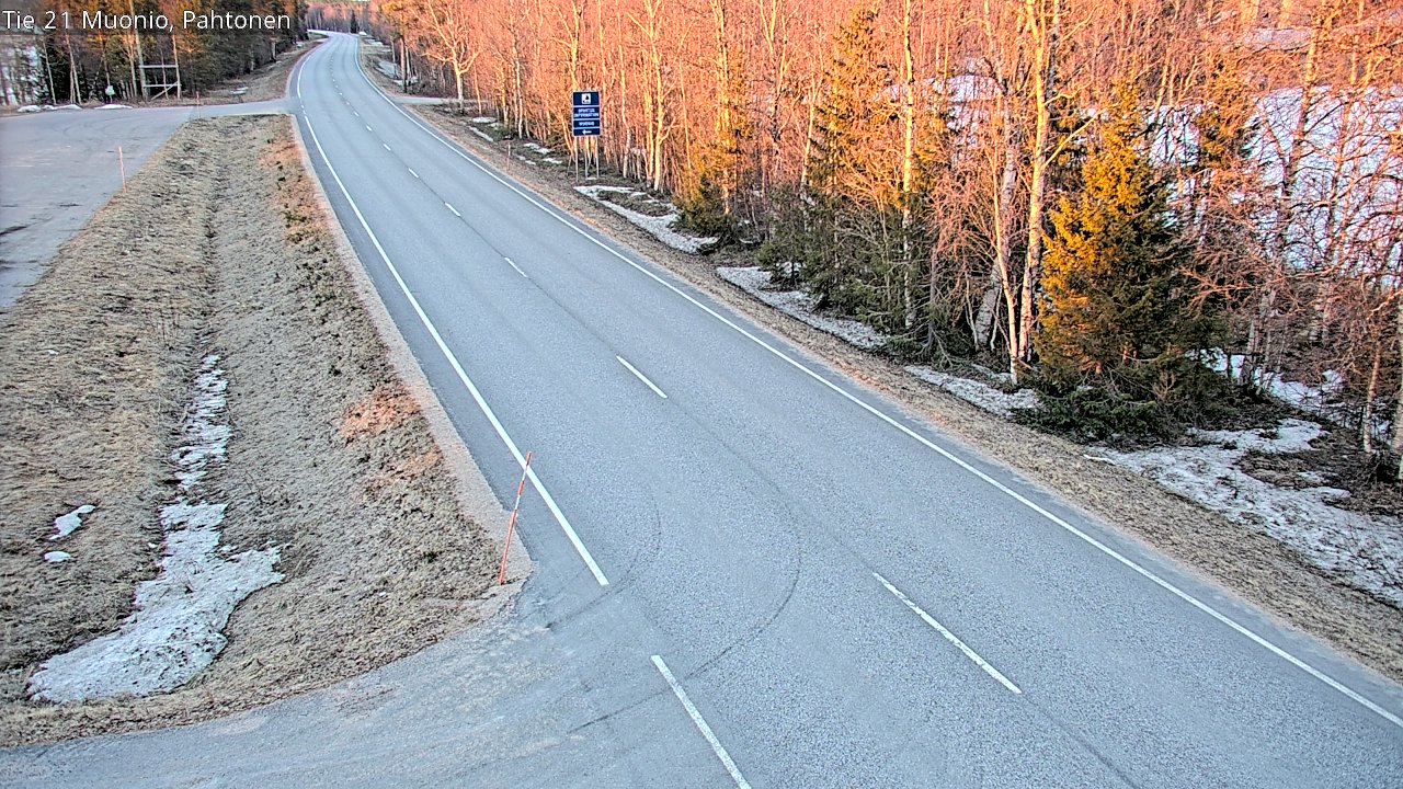 Kelikamerat Kuva Tie 21 Muonio Pahtonen, Muonio, Lappi
