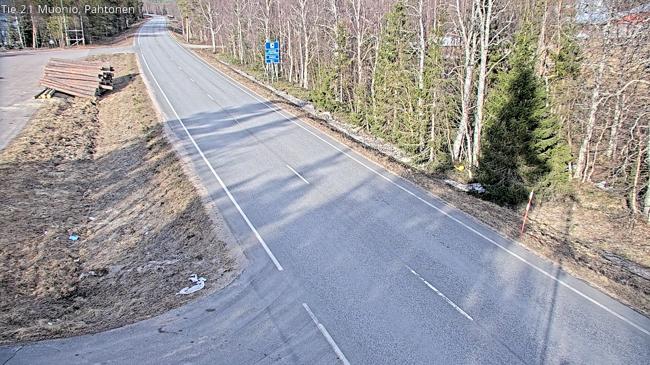 Kelikamerat Kuva Tie 21 Muonio Pahtonen, Muonio, Lappi