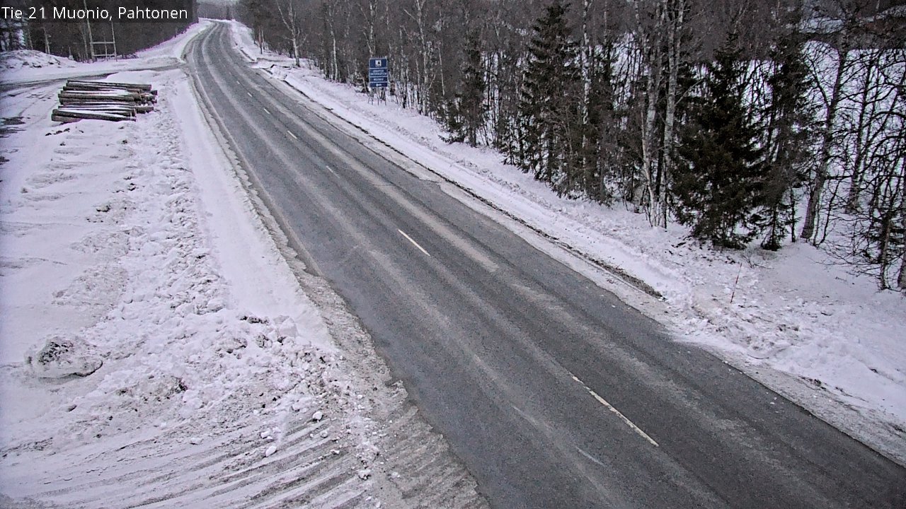 Kelikamerat Kuva Tie 21 Muonio Pahtonen, Muonio, Lappi