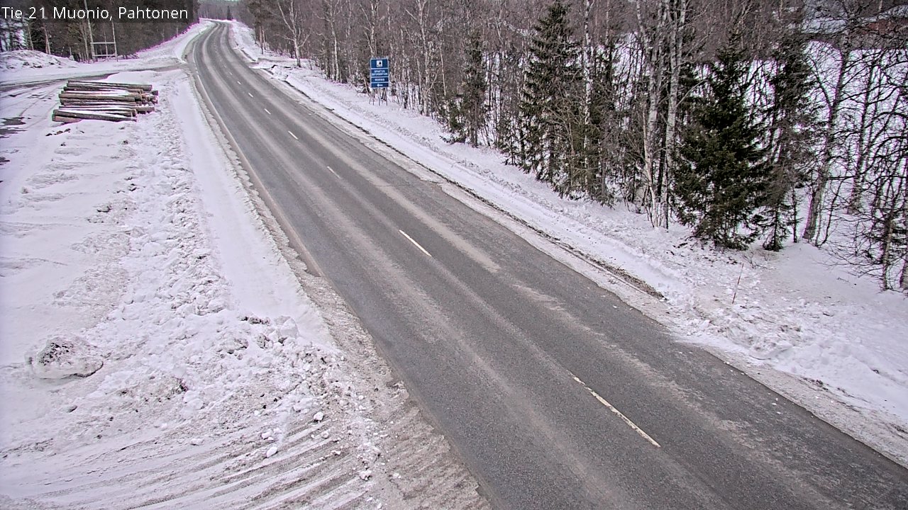 Kelikamerat Kuva Tie 21 Muonio Pahtonen, Muonio, Lappi