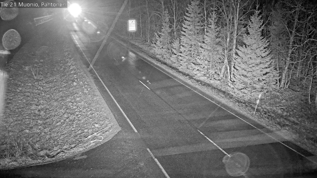 Kelikamerat Kuva Tie 21 Muonio Pahtonen, Muonio, Lappi