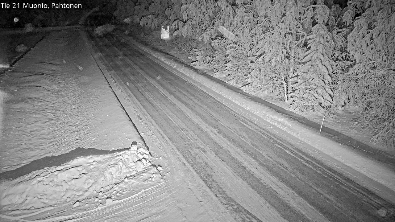 Weather Camera Image Road 21 Muonio Pahtonen, Muonio, Lappi