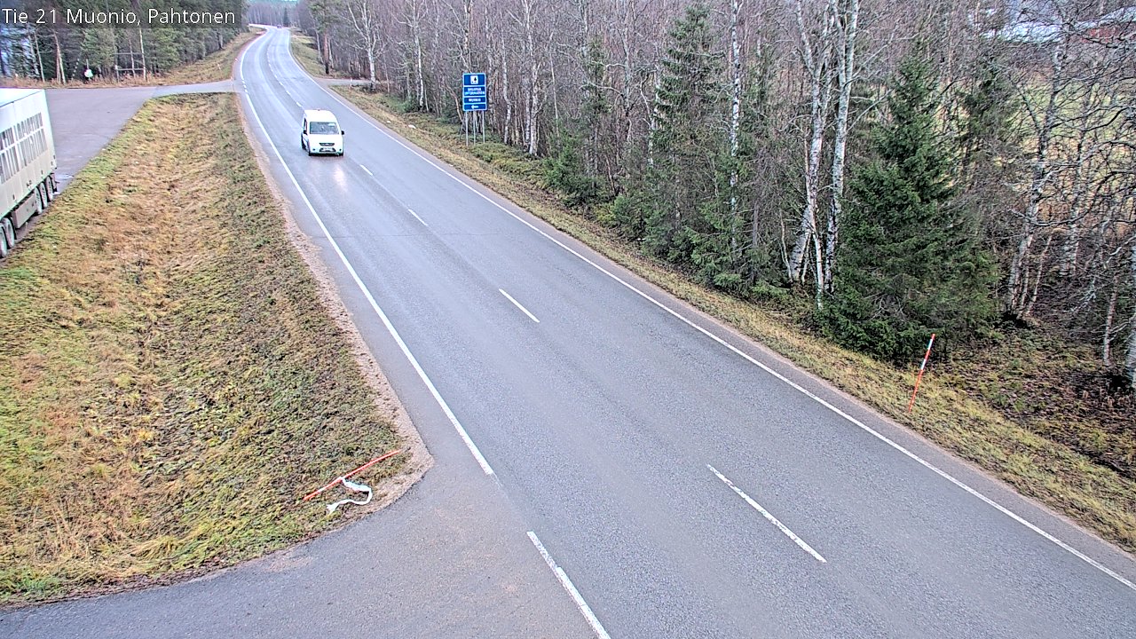 Weather Camera Image Road 21 Muonio Pahtonen, Muonio, Lappi