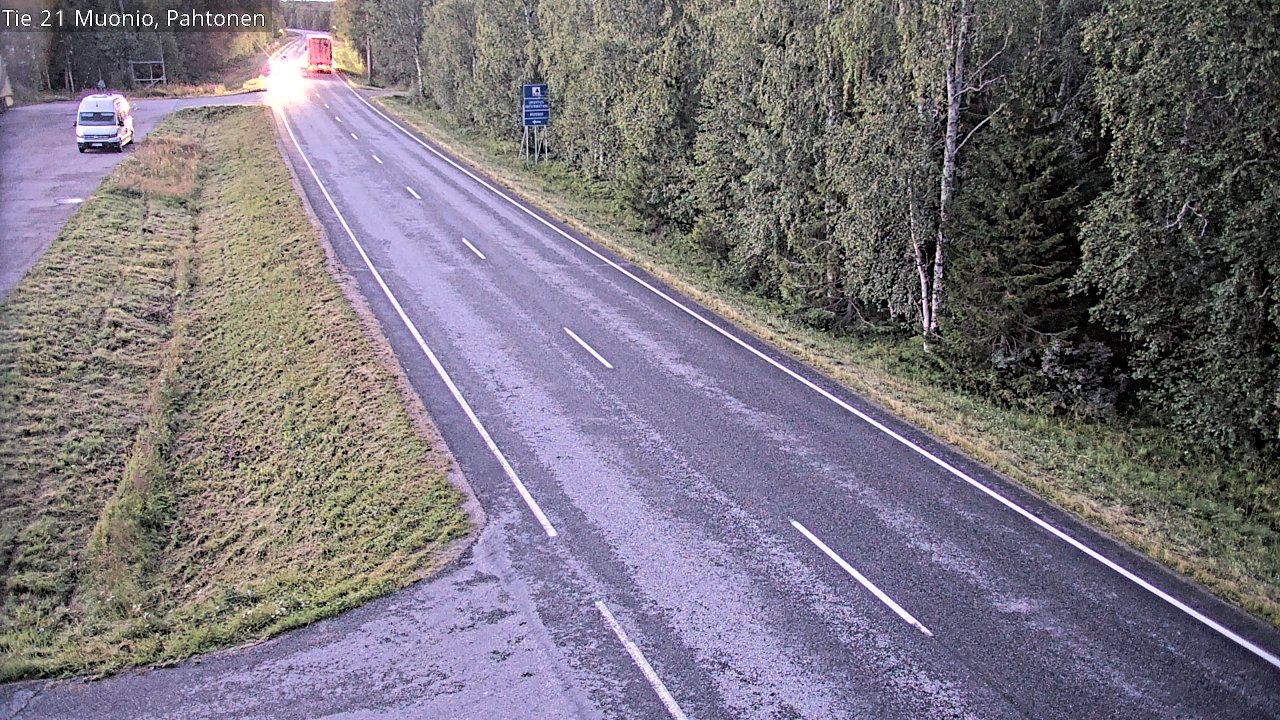 Kelikamerat Kuva Tie 21 Muonio Pahtonen, Muonio, Lappi