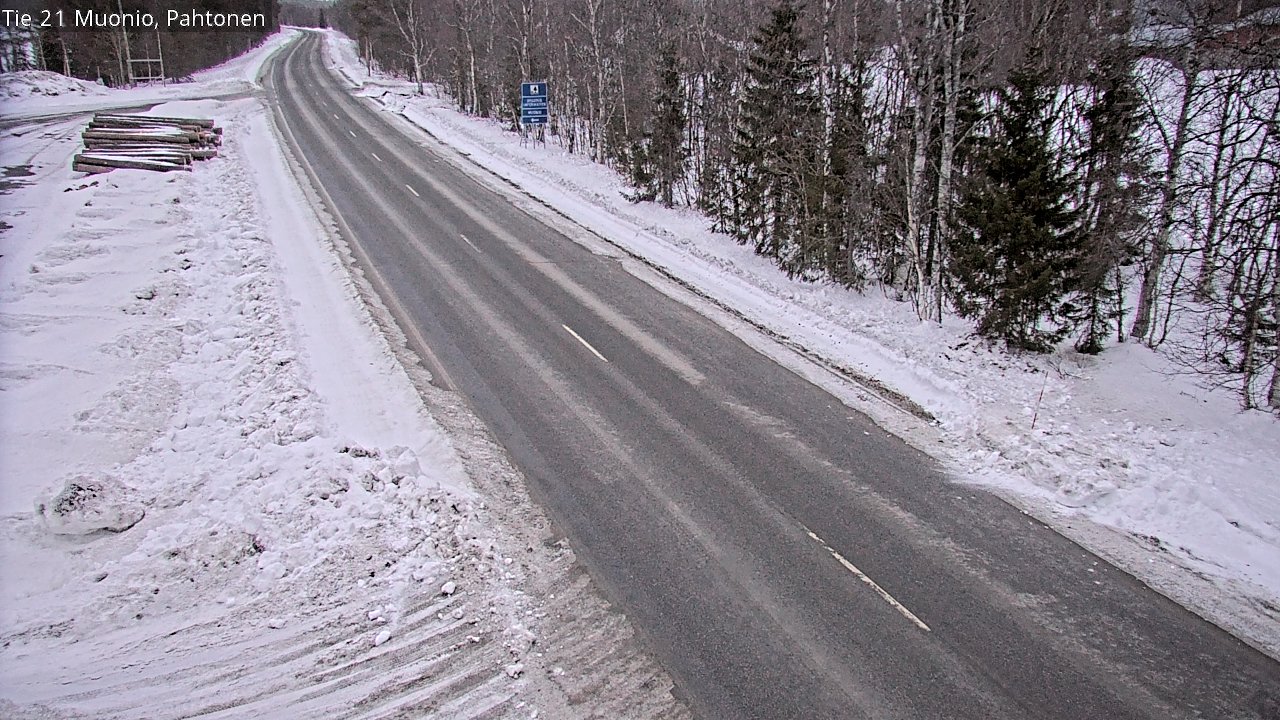 Kelikamerat Kuva Tie 21 Muonio Pahtonen, Muonio, Lappi