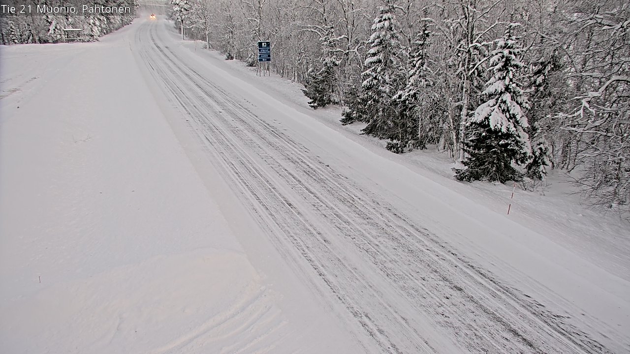 Weather Camera Image Road 21 Muonio Pahtonen, Muonio, Lappi
