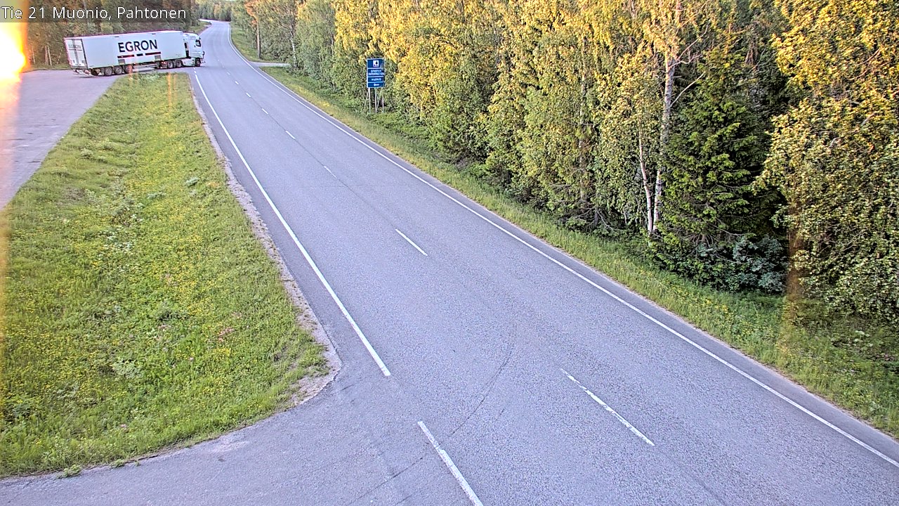 Kelikamerat Kuva Tie 21 Muonio Pahtonen, Muonio, Lappi