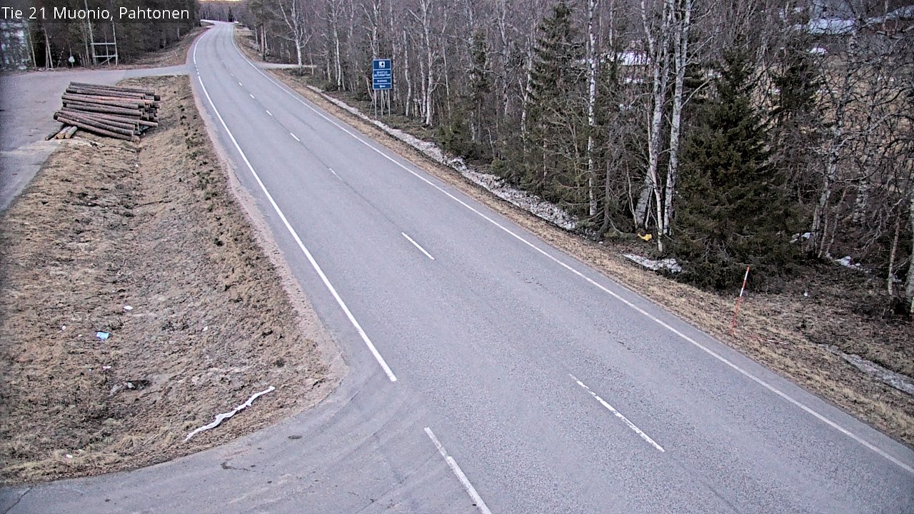 Kelikamerat Kuva Tie 21 Muonio Pahtonen, Muonio, Lappi