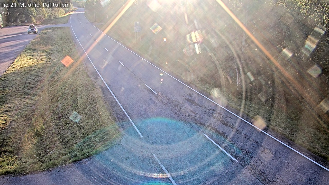 Weather Camera Image Väg 21 Muonio Pahtonen, Muonio, Lappi