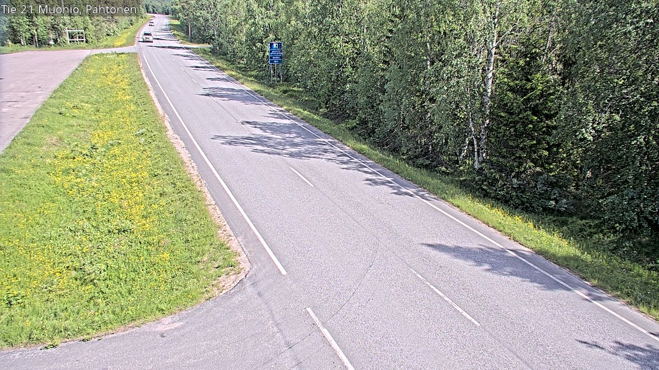 Kelikamerat Kuva Tie 21 Muonio Pahtonen, Muonio, Lappi