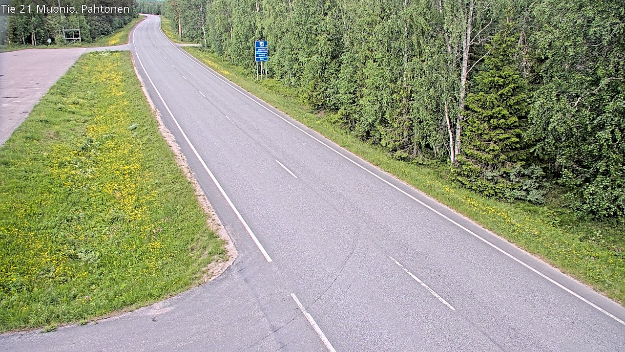 Kelikamerat Kuva Tie 21 Muonio Pahtonen, Muonio, Lappi