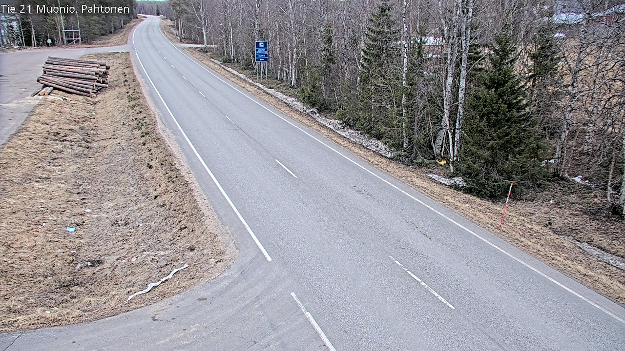 Weather Camera Image Road 21 Muonio Pahtonen, Muonio, Lappi