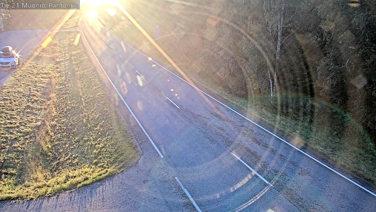 Weather Camera Image Väg 21 Muonio Pahtonen, Muonio, Lappi