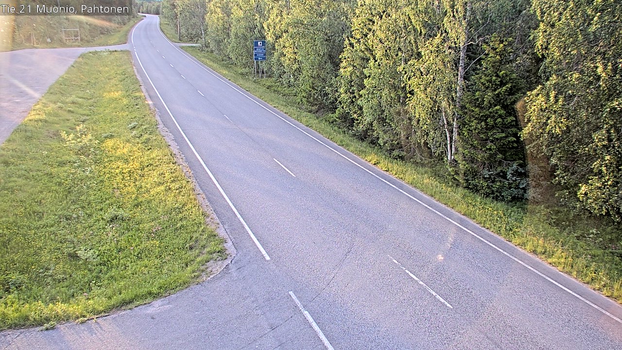 Kelikamerat Kuva Tie 21 Muonio Pahtonen, Muonio, Lappi