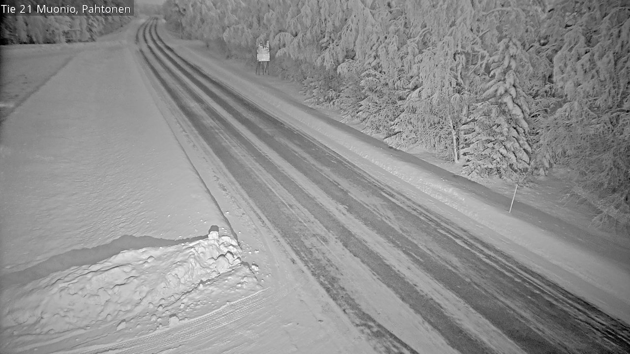 Kelikamerat Kuva Tie 21 Muonio Pahtonen, Muonio, Lappi