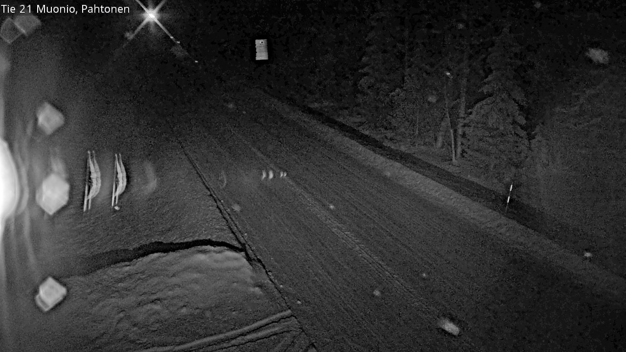 Weather Camera Image Väg 21 Muonio Pahtonen, Muonio, Lappi
