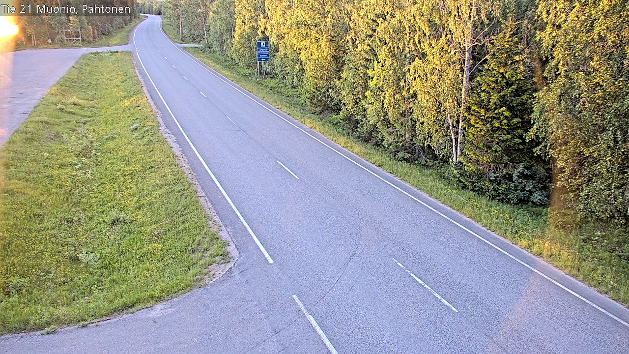 Kelikamerat Kuva Tie 21 Muonio Pahtonen, Muonio, Lappi