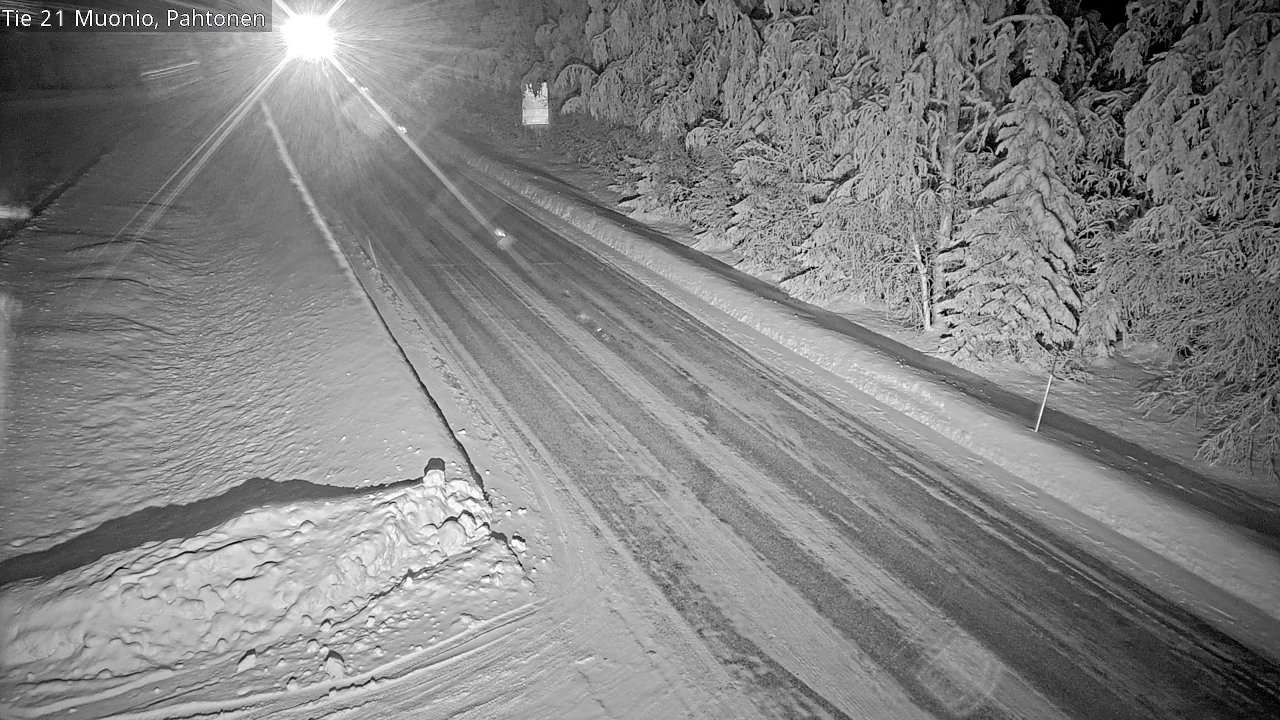 Kelikamerat Kuva Tie 21 Muonio Pahtonen, Muonio, Lappi