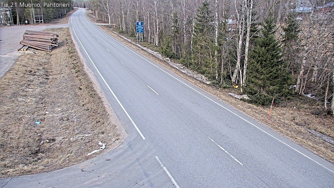 Kelikamerat Kuva Tie 21 Muonio Pahtonen, Muonio, Lappi