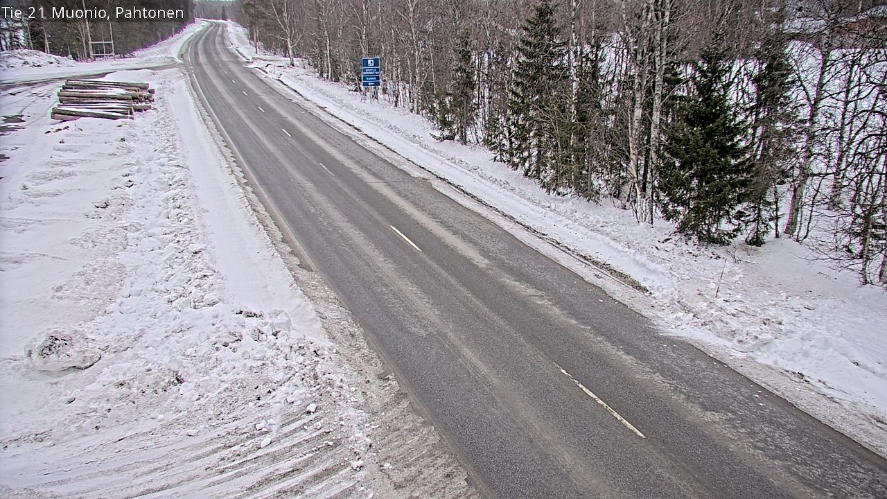 Kelikamerat Kuva Tie 21 Muonio Pahtonen, Muonio, Lappi