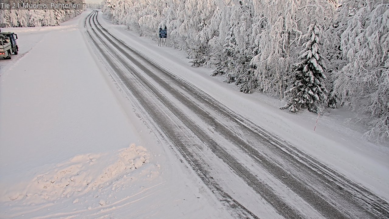 Kelikamerat Kuva Tie 21 Muonio Pahtonen, Muonio, Lappi