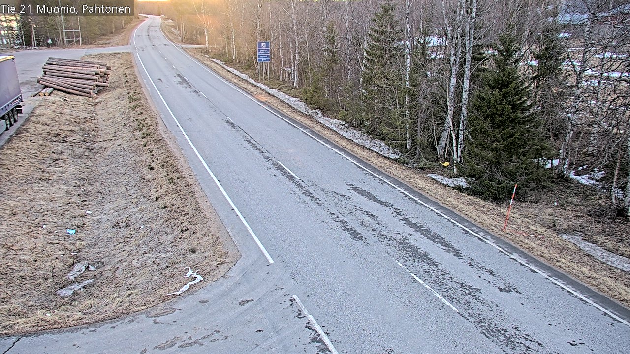 Kelikamerat Kuva Tie 21 Muonio Pahtonen, Muonio, Lappi