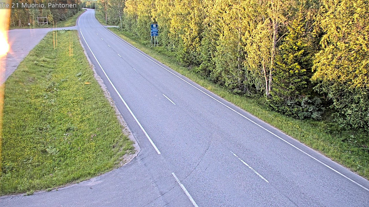 Kelikamerat Kuva Tie 21 Muonio Pahtonen, Muonio, Lappi