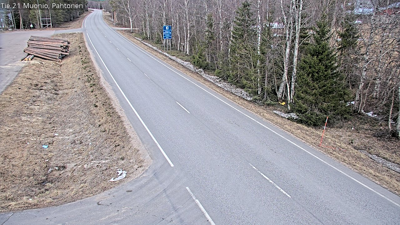 Kelikamerat Kuva Tie 21 Muonio Pahtonen, Muonio, Lappi