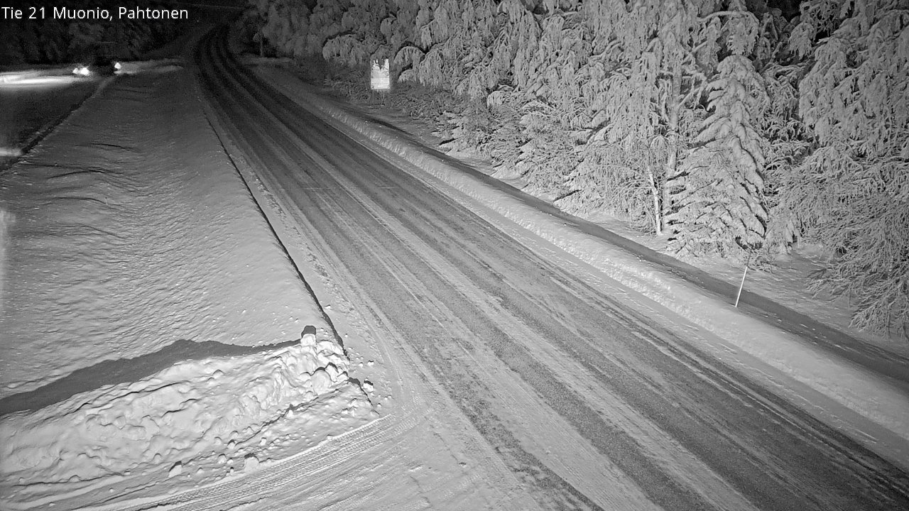 Kelikamerat Kuva Tie 21 Muonio Pahtonen, Muonio, Lappi