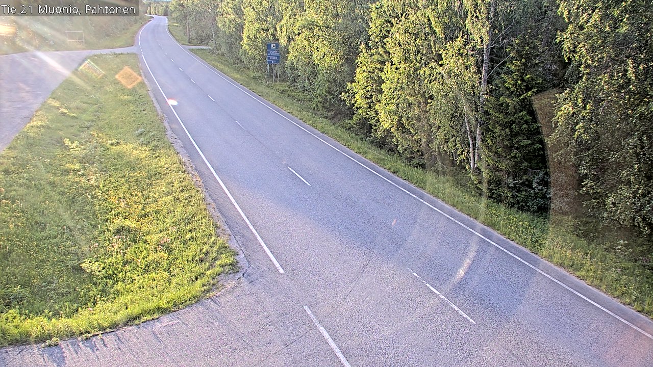 Kelikamerat Kuva Tie 21 Muonio Pahtonen, Muonio, Lappi