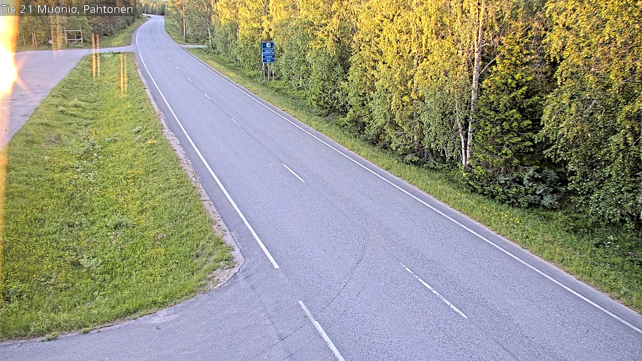 Kelikamerat Kuva Tie 21 Muonio Pahtonen, Muonio, Lappi