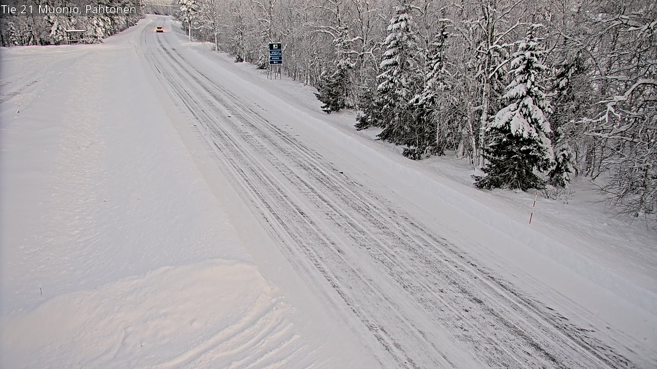 Weather Camera Image Road 21 Muonio Pahtonen, Muonio, Lappi