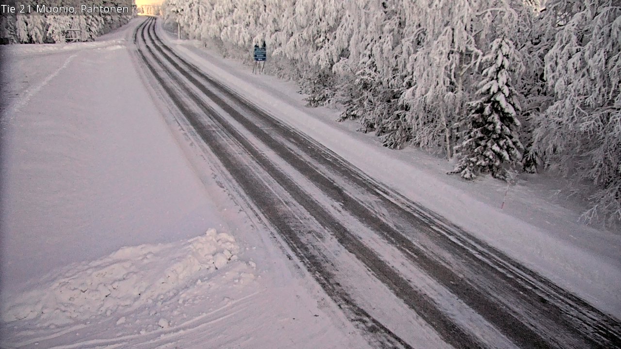 Kelikamerat Kuva Tie 21 Muonio Pahtonen, Muonio, Lappi